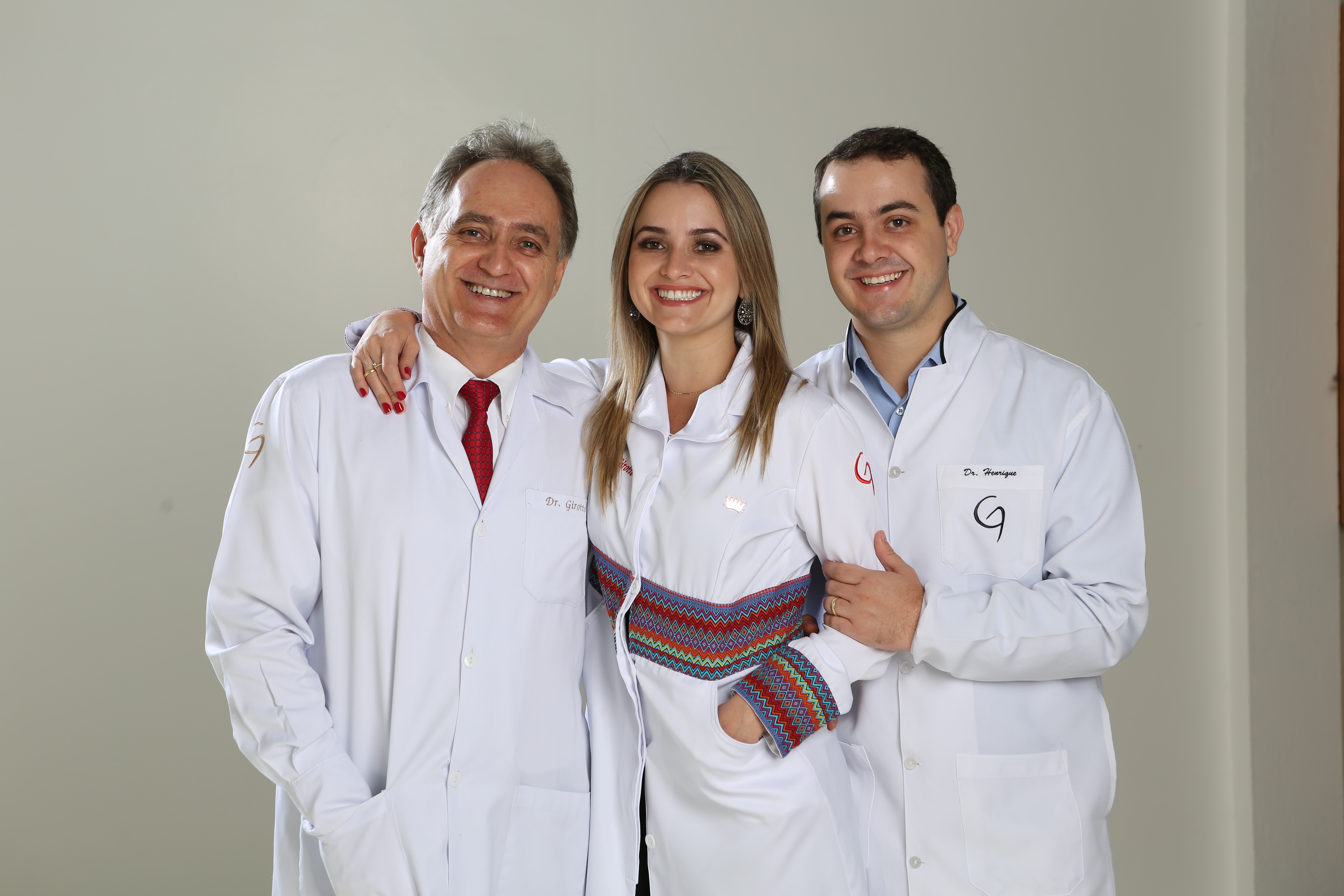Dr Girotto, Dra Milena e Dra Henrique